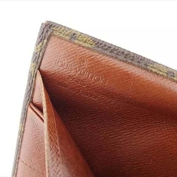 Louis Vuitton Wallet Purse Monogram Brown Beige Woman Authentic Used - Picture 16 of 16